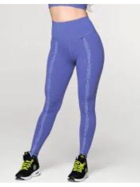 Zumba Fitness Periwinkle High-Waisted Seam Leggings